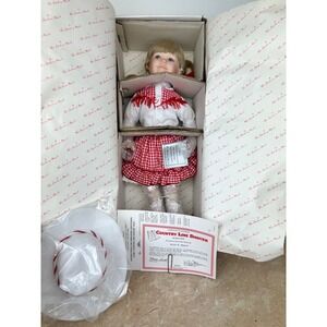1995 Danbury 20" COUNTRY LINE DANCER DOLL "AMBER" by Artist Karen‎ Scott NIB